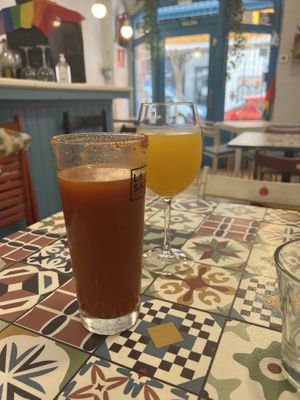 Great Mexican drinks  at Distrito Vegano - Pop Up in Madrid