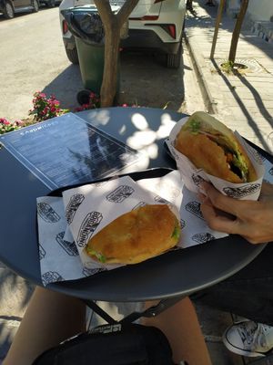 "Veggie avocado" without the wasabi mayo 👌👌 at Brigandino Sandwich Shop in Crete