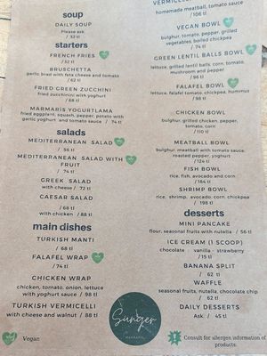  at Sünger Butik Cafe in Marmaris