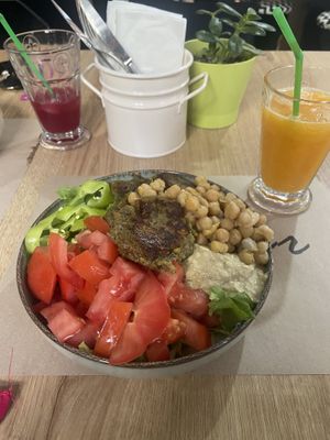 Falafel bowl  at Sünger Butik Cafe in Marmaris