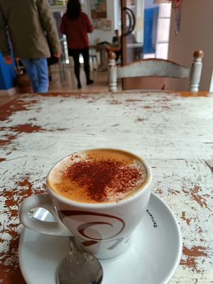 Cappuccino oat at Cafe Artysana in Valencia