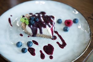 Vegan/raw cheesecake   at Taste in Chatham