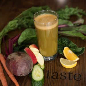Fresh pressed juice  at Taste in Chatham