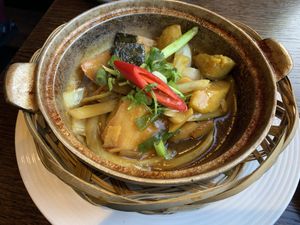 Ha Noi Caramel and Banana  at Sen Viet Vegan in Edinburgh