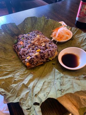 Special fried rice at Sen Viet Vegan in Edinburgh