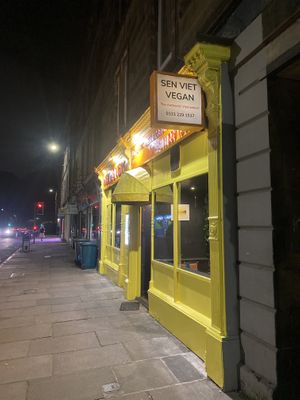  Outside  at Sen Viet Vegan in Edinburgh