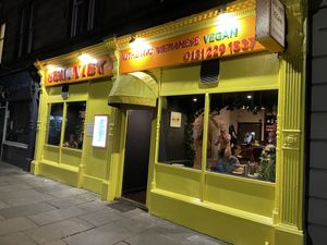 You can’t miss the place!  at Sen Viet Vegan in Edinburgh