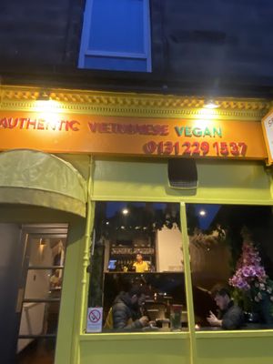 Outside   at Sen Viet Vegan in Edinburgh