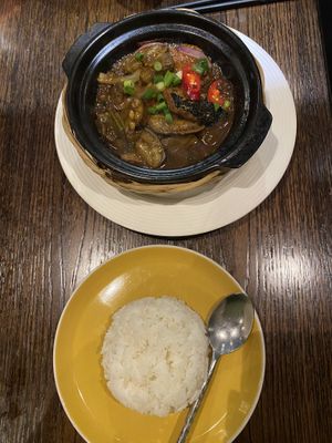 Main dish which was a new one recommended by the waiter - it was really good 👍   at Sen Viet Vegan in Edinburgh