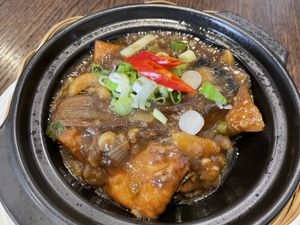 Ha noi caramel and banana  at Sen Viet Vegan in Edinburgh