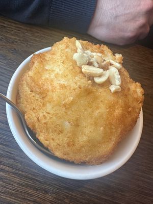 Fried ice cream  at Sen Viet Vegan in Edinburgh