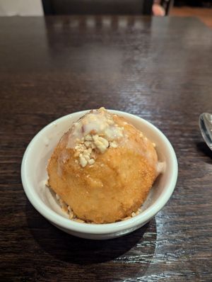 Fried ice cream at Sen Viet Vegan in Edinburgh