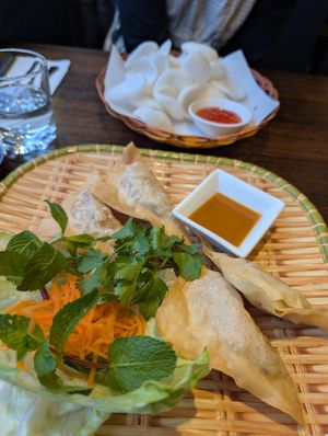 The new "crispy pancake" - ask for the old one!! at Sen Viet Vegan in Edinburgh