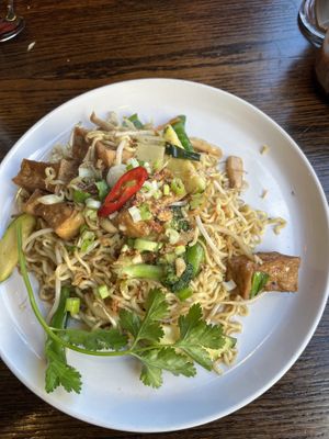 Noodle dish   at Sen Viet Vegan in Edinburgh