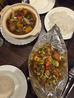 Mains at Non Viet Vegan in Edinburgh