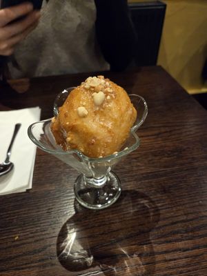 Fried ice cream at Sen Viet Vegan in Edinburgh