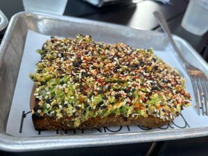 Avocado toastt  at milkbread in Davidson