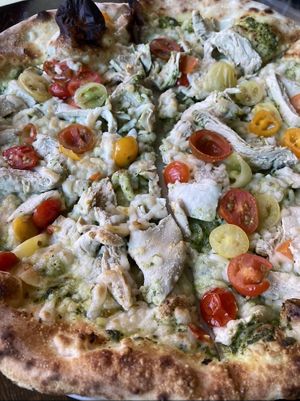   at Roscoe's Pizzeria in Takoma Park