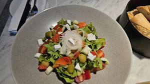 Veganer Salat at Brasserie Adriatic in Rovinj