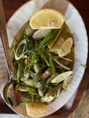 Enginar salatası  at Agora Gurme Restaurant ve Yöresel Ürünler  in Mugla