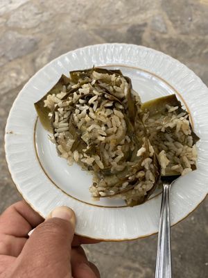 Enginar dolması  at Agora Gurme Restaurant ve Yöresel Ürünler  in Mugla