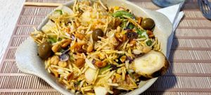 Brás vegetariano at Coisas da Lena in Coimbra