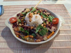 Vegan Feijoada at Coisas da Lena in Coimbra