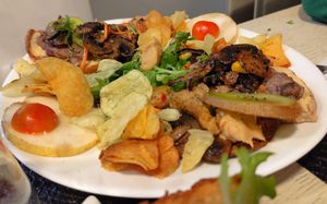 Caco com alhada at Coisas da Lena in Coimbra