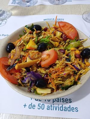 The vegan version of "Bràs" at Coisas da Lena in Coimbra