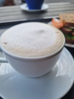 Hafer Cappuccino at BioMarkt Ulrich in Trier