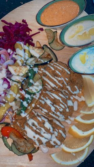 Falafel Teller   at Adam‘s Döner & Veggie in Moenchengladbach