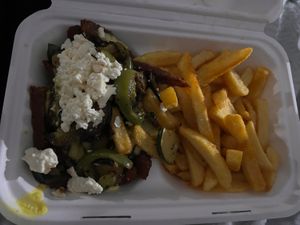 vegan döner box  at Adam‘s Döner & Veggie in Moenchengladbach