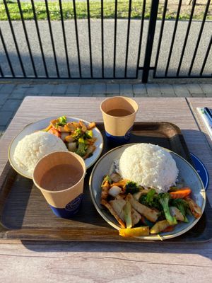 Vegan plate 💚 at ChopChop in Lund