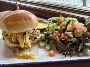   at Kingston Kitchen at the Village Inn in Mackinac Island