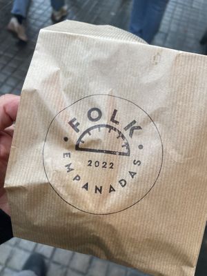 Take away  at Folk Empanadas in Barcelona