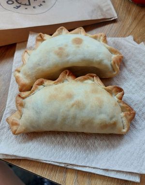 Mushroom Empanada (2,70€) at Folk Empanadas in Barcelona