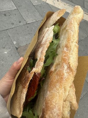 Viola sandwich (vegan)  at I' Bacaro de' Bischeri in Venice