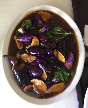 Delicious Eggplant Dish  at Pu Ti in San Jose