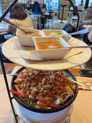 Fajitas veganas  at Caravanserai in San Sebastian