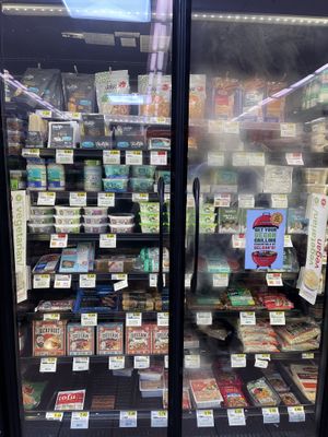 vegan section   at Gelson's in San Diego