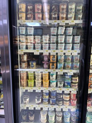 ice cream   at Gelson's in San Diego