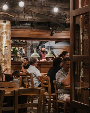 Wood oven meals at Avli in Malia in Crete