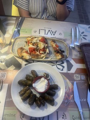   at Avli in Malia in Crete