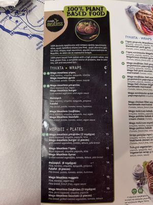Read the menu!!!  The tzatziki IS NOT VEGAN at Piatsa Souvlaki Grill House Oia in Oia