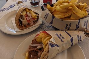  at Piatsa Souvlaki Grill House Oia in Oia