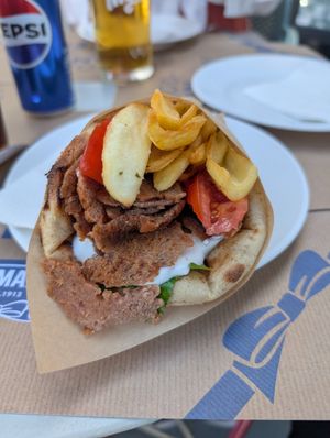  at Piatsa Souvlaki Grill House Oia in Oia