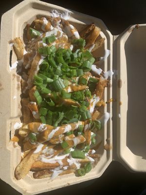 Chubby fries  at Vegan Van @ Park Hill Kitchens in Denver