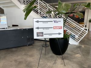 Sign inside   at Vegan Van @ Park Hill Kitchens in Denver