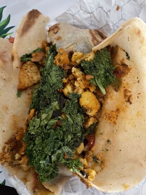 Breakfast Burrito GF  at Vegan Van @ Park Hill Kitchens in Denver