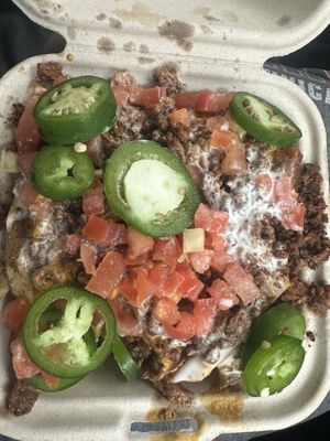 Bruhhh these fries doe!!!  at Vegan Van @ Park Hill Kitchens in Denver